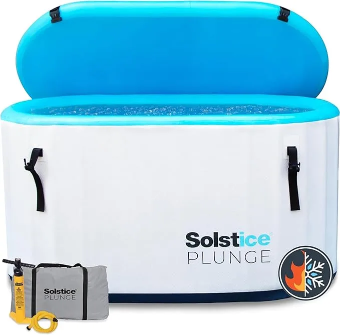 SOLSTICE 1-2 person cold tub with round design and insulated lid